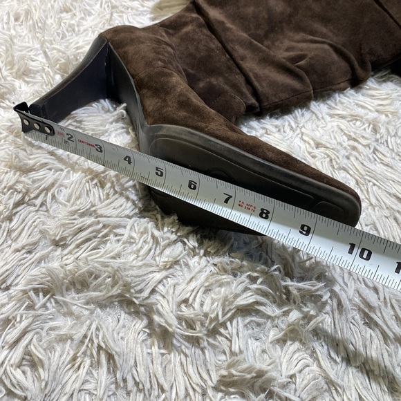 White Mt. Scrunch Brown Suede Boots - Picture 8 of 10